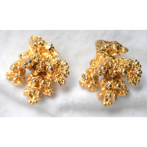 Vintage Sascha Brastoff Modernist Sea Flower Necklace Earrings Set Sascha B - Picture 5 of 10